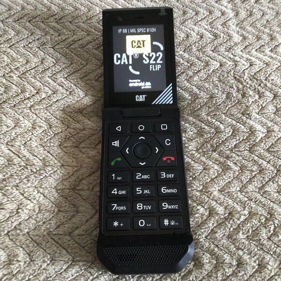 Cat Other - Cat S22 Touchscreen Flip Phone T-Mobile Unlocked Color Black
